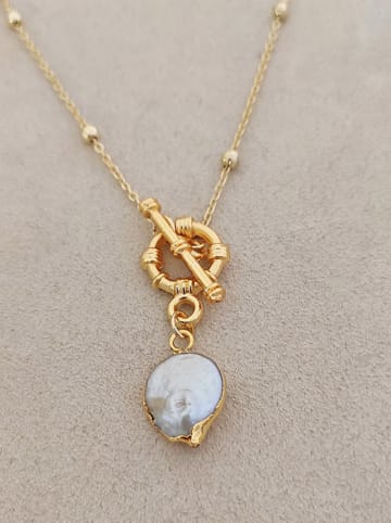 Luja Bijoux Vergold. Halskette mit Anhänger - (L)44 cm