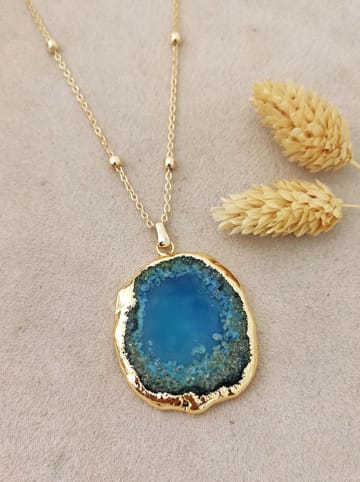 Luja Bijoux Vergold. Halskette mit Anhänger - (L)42 cm