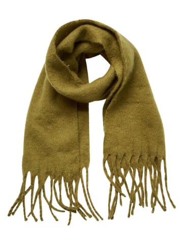 MOSS COPENHAGEN Schal "Allona" in Oliv - (L)230 x (B)50 cm