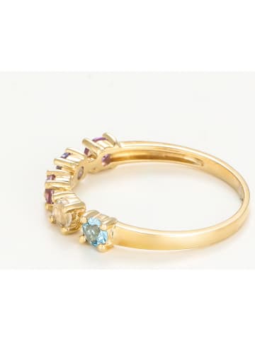 DIAMANTA Gold-Ring "Pépites Multicolores" mit Edelsteinen