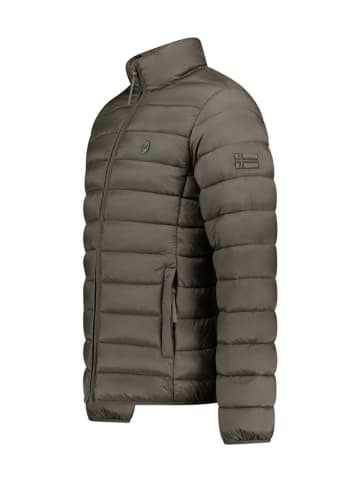 Geographical Norway Doorgestikte jas "Amigotal" kaki