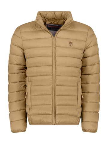 Geographical Norway Kurtka pikowana "Amigotal" w kolorze szarobrązowym