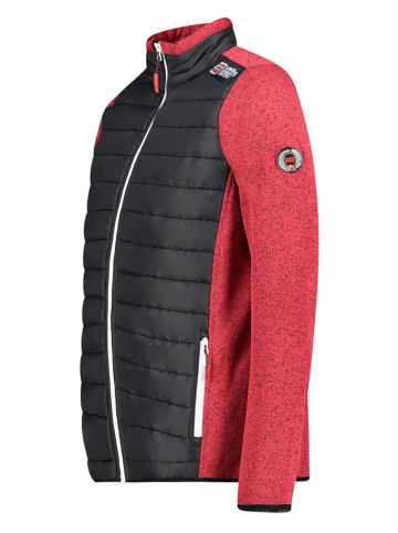 Geographical Norway Kurtka przejściowa w kolorze czerwono-czarnym