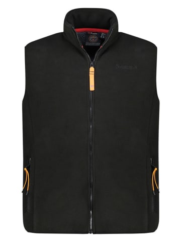 Geographical Norway Kamizelka polarowa w kolorze czarnym