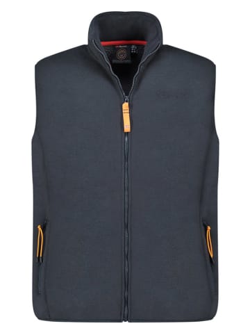 Geographical Norway Kamizelka polarowa w kolorze granatowym