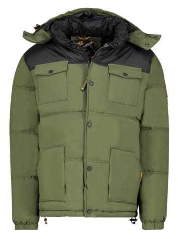 Geographical Norway Kurtka zimowa w kolorze zielonym