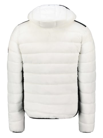 Geographical Norway Doorgestikte jas wit