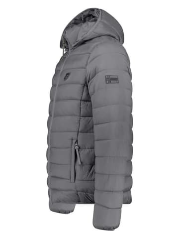Geographical Norway Doorgestikte jas grijs