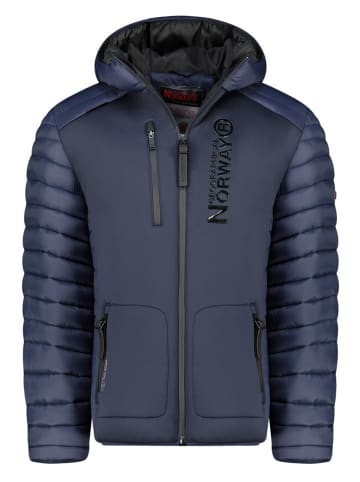 Geographical Norway Kurtka pikowana w kolorze granatowym