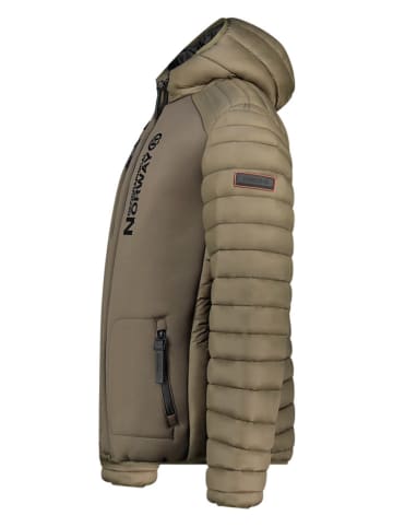 Geographical Norway Kurtka pikowana w kolorze khaki