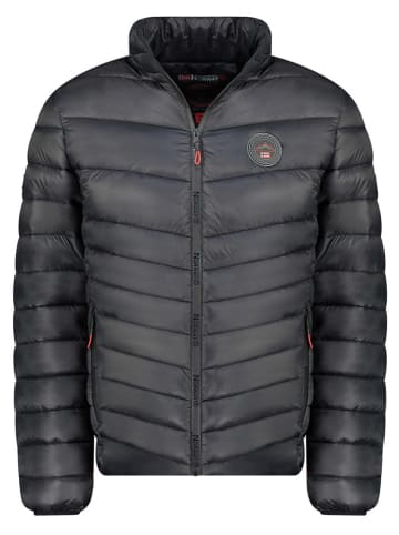 Geographical Norway Doorgestikte jas zwart