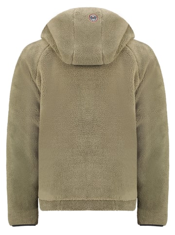 Geographical Norway Kurtka polarowa w kolorze khaki