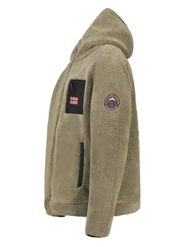 Geographical Norway Kurtka polarowa w kolorze khaki
