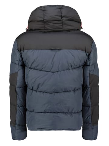 Geographical Norway Doorgestikte jas donkerblauw/zwart