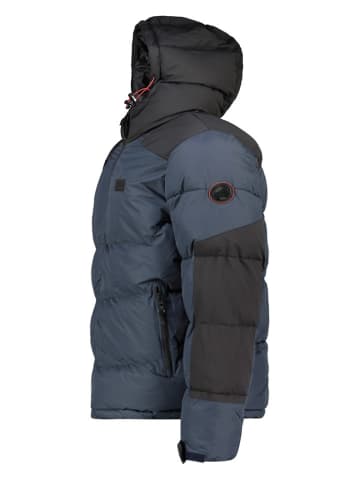 Geographical Norway Doorgestikte jas donkerblauw/zwart