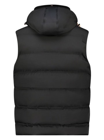 Geographical Norway Steppweste in Schwarz