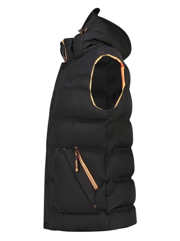 Geographical Norway Steppweste in Schwarz