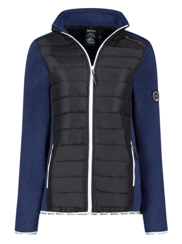 Geographical Norway Fleecejacke in Dunkelblau/ Schwarz