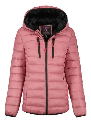 Geographical Norway Doorgestikte jas lichtroze