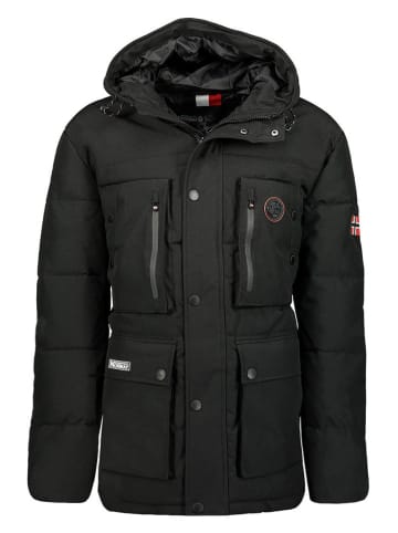 Geographical Norway Kurtka zimowa "Albert" w kolorze czarnym
