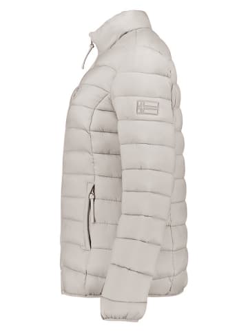 Geographical Norway Doorgestikte jas "Atikotal" lichtgrijs