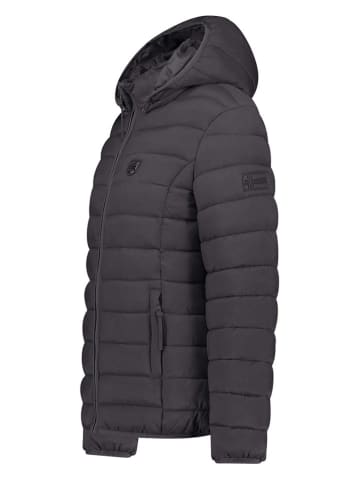 Geographical Norway Doorgestikte jas zwart
