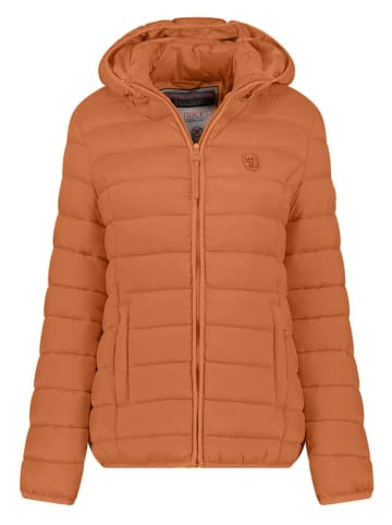 Geographical Norway Kurtka pikowana w kolorze pomarańczowym