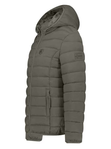Geographical Norway Doorgestikte jas kaki