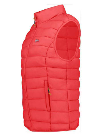 Geographical Norway Doorgestikte bodywarmer "Vatikolor" rood
