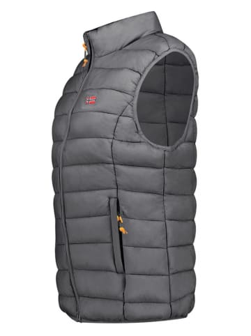 Geographical Norway Doorgestikte bodywarmer "Vatikolor" grijs