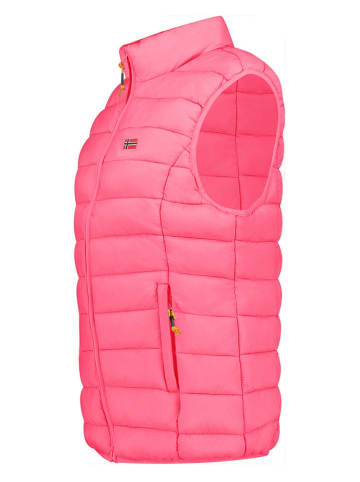 Geographical Norway Doorgestikte bodywarmer "Vatikolor" roze