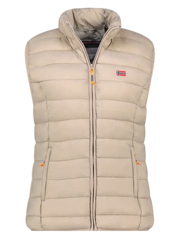 Geographical Norway Steppweste "Vatikolor" in Beige
