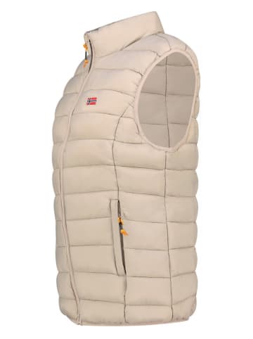 Geographical Norway Doorgestikte bodywarmer "Vatikolor" beige