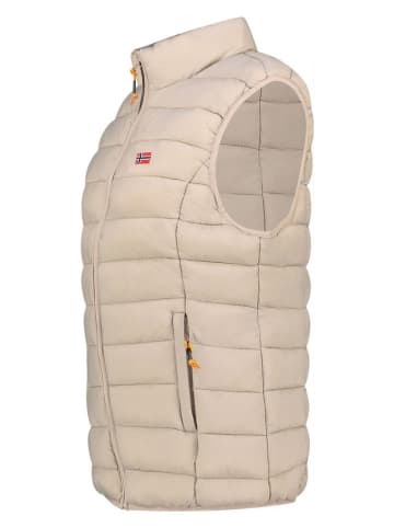 Geographical Norway Kamizelka pikowana "Vatikolor" w kolorze beżowym
