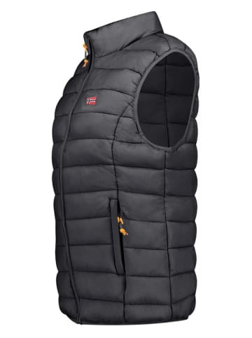 Geographical Norway Steppweste "Vatikolor" in Schwarz