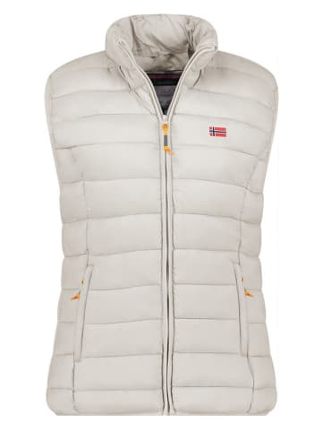 Geographical Norway Doorgestikte bodywarmer "Vatikolor" wit