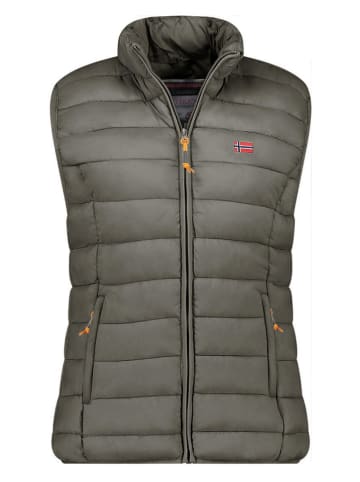 Geographical Norway Doorgestikte bodywarmer "Vatikolor" kaki