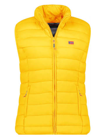 Geographical Norway Steppweste "Vatikolor" in Gelb