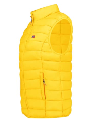 Geographical Norway Steppweste "Vatikolor" in Gelb