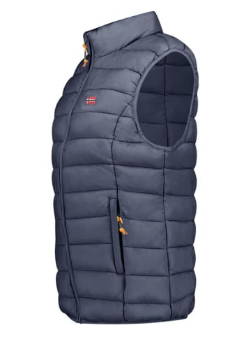 Geographical Norway Doorgestikte bodywarmer "Vatikolor" donkerblauw