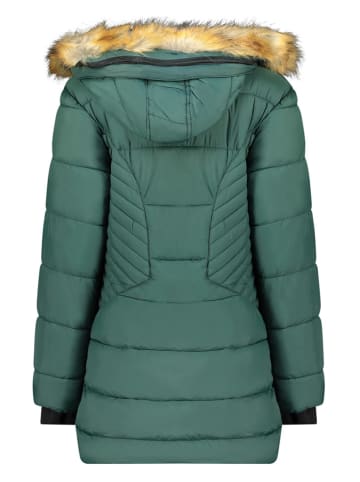 Geographical Norway Doorgestikte mantel groen