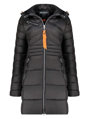 Geographical Norway Steppmantel in Schwarz