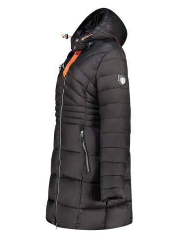 Geographical Norway Steppmantel in Schwarz
