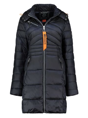 Geographical Norway Steppmantel in Dunkelblau