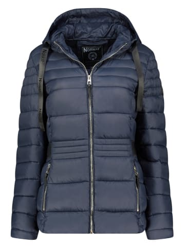 Geographical Norway Steppjacke in Dunkelblau