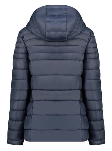 Geographical Norway Doorgestikte jas donkerblauw