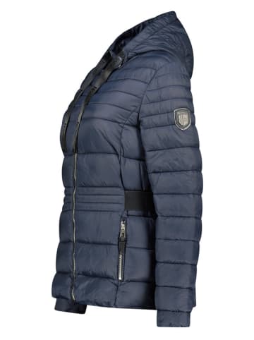 Geographical Norway Doorgestikte jas donkerblauw