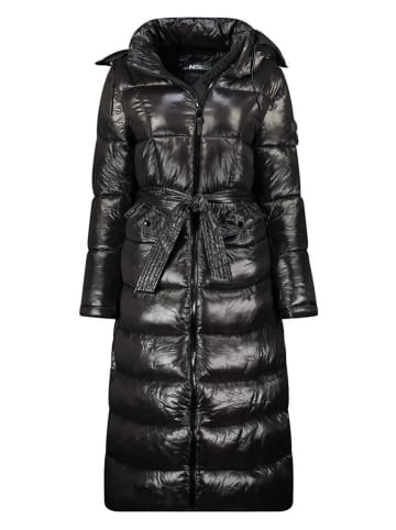 Geographical Norway Steppmantel in Schwarz