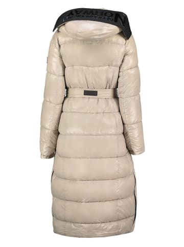 Geographical Norway Doorgestikte mantel beige
