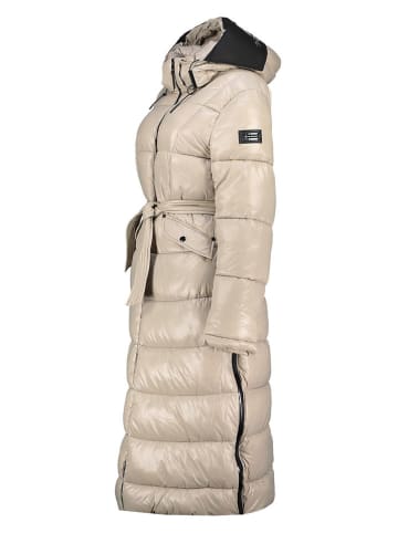 Geographical Norway Doorgestikte mantel beige